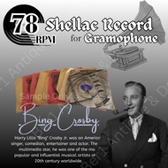 78RPM Shellac Record for Gramophone (Bing Crosby) Antique  Vintage