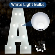 imprsv 8 LED Bulbs, White Bulbs Light Strings, Indoor Birthday Party Wedding Christmas Decorations f