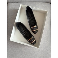Rafe Comfy Black Flats Doll Shoes