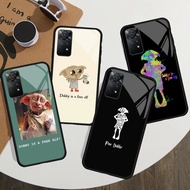 HP Dobby is free 02 Tempered Glass Phone Case For Xiaomi Redmi 12 4G 13C Note 13 pro plus 12 12S 11 