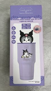Mofusand Kuromi 不鏽鋼杯 鯊魚貓 7-11