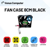 Standard 8CM Black Casing Fan - Molex / Fan Case 8CM Black Casing Fan 80mm 80 mm Black / COM20-FAN