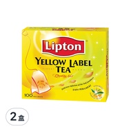 Lipton 立頓 黃牌紅茶茶包  2g  100包  2盒