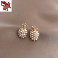 In stock legit 18k pawnable gold delicate jewelry stud new earrings personality earrings women's F