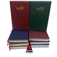 DELUXE WORK AGENDA BOOK CREAM PAPER \ WHITE 2025