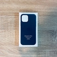 iPhone 12 Pro 原廠皮革手機殼 海軍藍 9.5成新 雙北高雄可面交