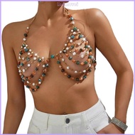 RAINL Vibrant Acrylic Bead Body Jewelry Must Have Decoration Item For Festival Goers
