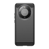 NEW For Honor X9D Case Cover Honor X9D Capas Shockproof Phone Bumper Armor Carbon Fibre Back TPU Sof