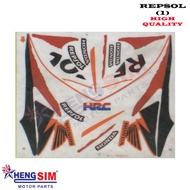 DASH 110 V1 REPSOL (1) STICKER BODY STRIPE HONDA