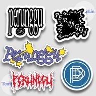 PURPLE BAND STICKER, PURPLE 33X