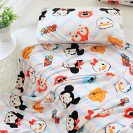 珊瑚絨毛毯 tsum tsum 珊瑚絨 枕套 毛毯 午睡被 冷氣被 空調被 米奇 米妮 唐老鴨 daisy duck 大鼻鋼牙 小熊維尼 公仔