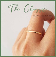 แหวน 1.7 mm. ทองแท้ 9k   _ thankyoujewelry