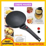 Electric Crepe Maker Pan Pembakar lempeng elektrik Lempeng maker Crepe frying pan Kuali leper elektr