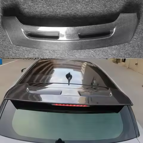 Real Carbon Fiber Car Rear Wing Trunk Roof Lip Spoiler For Lexus CT200H 2010 2011 2012 2013 2014 201