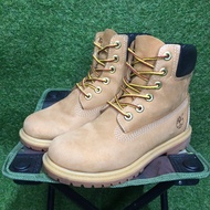 Timberland Women Boots Icon 6 Inch Tan Preloved