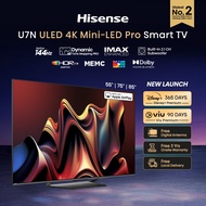 [2024] Hisense U7N ULED 4K Mini LED PRO Smart TV 55 65 75 85 inch | 144Hz | IMAX Enhanced