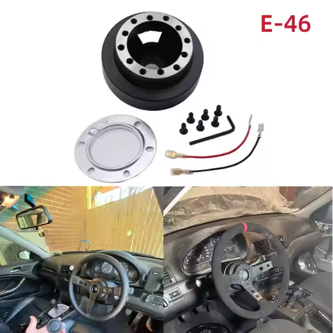 Car Racing E-46 Steering Wheel Hub Adapter Boss Kit For BMW E46 3 SERIES 1999-2006 320i 325i 328i M3