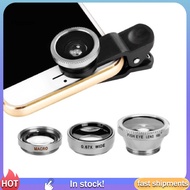 PP   3 in 1 Mobile Phone Fish Eye Super Wide Angle Macro Camera Lens Kit with Clip