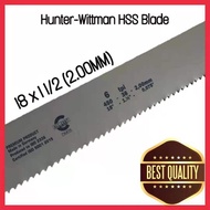 Original Hunter Wittman Hacksaw Blade Tari Making Germany Made