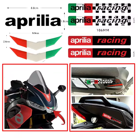 For Aprilia Stickers Motorcycle Accessories Decal GPR Tuono Tuareg Shiver SR GT RS RS660 RSV4 RS4 V4