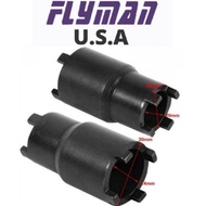 Flyman Castle Nut Wrench 24mm Motorcycle GY6 Clutch Lock Nut Spanner