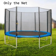 【Exclusive Limited Edition】 4-8ft Outdoor Trampoline Protective Net For Kid Children Anti-Fall Polyethylene Trampoline Jump Pad Safety Net Protection Guard