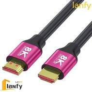 LANFY HDMI 2.1 Cable, High-definition 4K/8K 8K HDMI Cable, Simple Operation Projection Line High Speed 2.1 Version HDMI Projection Cable For TV/Computer/Projector