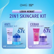 [2 In 1] OH MAY GLOW 2 IN 1 Skincare Kit - Sunscreen-Moisturizer