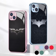 batman Tempered Glass Phone Case For IPhone 15 14 13 12 11 Pro XS Max Plus Mini X XR 8 7 6s SE2/3 Co