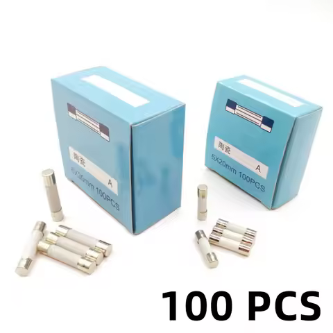 100 PCS Carton,Ceramic Fuse Tube,Fast Blow Tube Fuses,5*20mm 6*30mm,250V,0.5/1/2/3/4/5/6/8/10/15/20/