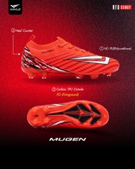 รองเท้าสตั๊ด Wingz Mugen รองท๊อป ของแท้  สีแดง Red Candy