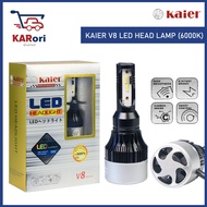 KAIER V8 LED HEAD LAMP H4 /H1/ H3/H7/H1/H8/9006/880/881 (6000K) - 2 PCS