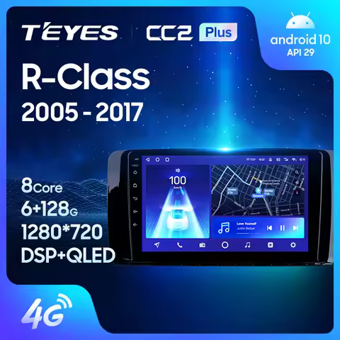 TEYES CC2 Plus For Mercedes Benz R-Class R Class W251 R280 R300 R320 2005 - 2017 Car Radio Multimedi
