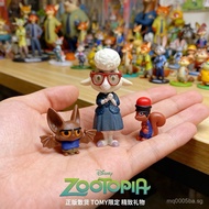 Popular2025Loose figures from Zootopia: Mayor Sheep, Bell, Bat, and Squirrel - three-piece small siz