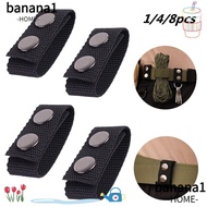 BANA 1/4/8Pcs Belt Keeper Durable Double Snaps Sports Nylon Strap