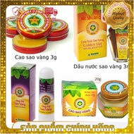 Golden Star Extract (Cu La Oil) 3g, 16g, 20g, Golden Star Inhalation, Golden Star Oil, Golden Star R