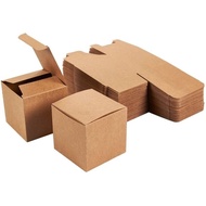 แพ็ค5ชิ้น กล่องคราฟเอนกประสงค์ ทรงสี่เหลี่ยม กล่องคราฟ กล่องกระดาษใส่สินค้า กล่องของขวัญ กล่องเอนกประสงค์ กล่องของชำร่วย