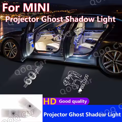 For MINI F55 F58 R61 R55 R60 F56 F58 57 COOPER JCW EMBLEM ONE UNION CLUBMAN Door Shadow Welcome Ligh