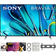 Sony BRAVIA 3 K55S30 55 inch 4K HDR Smart LED TV Bundle with Premiere Movie Streaming Package & TV S