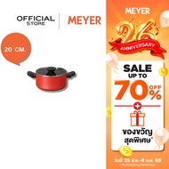 MEYER Bauhaus Induction หม้อต้ม 2 หู ขนาด 20 ซม./2.8 ลิตร พร้อมฝา Stockpot (13383-TE12)