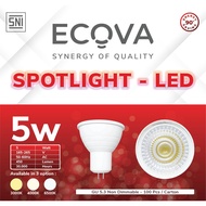 ECOVA SPOTLIGHT-LED GU 5.3 NON-DIMMABLE 5 WATT