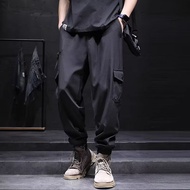 Summer thin casual harem overalls men sports large size loose men casual assault long pants trendy