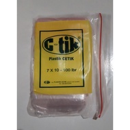 C-TIK PLASTIC CETIC 7x10/SMALL CLIP PLASTIC/CLIP 7x10