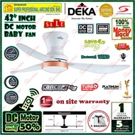 Deka Baby Fan CONCEPT 42 (White) 42 inch DC Motor Ceiling Fan with Remote Control