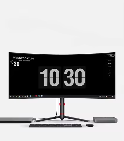 *34 inch 4K144hz curved hairtail screen Nano IPS screen 21:9 gaming e-sports computer monitor