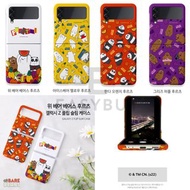 🇰🇷 Korea We bare bears Grizzly Grizz Panda  Ice Bear fruit Samsung Galaxy Z flip4 Z flip3 Slim Case 