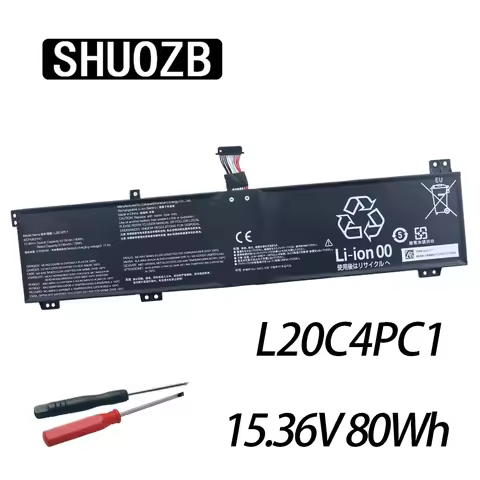 SHUOZB L20C4PC1 L20D4PC1 L20M4PC1 Laptop Battery For Lenovo Legion 5 15ACH6 15ITH6H Pro-16ACH6 Legio
