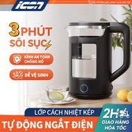 ICON Electric kettle, 2.3L /2.0L capacity water kettle cheap electric kettle set Glass Kettle
