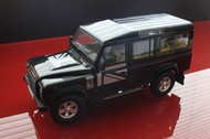 原廠路華 1:18 Land Rover Defender 110 黑色長軸越野休旅