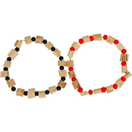 CALAMUS SWEET FLAG BRACELET BANGLE VALAYAL , RED BEADS ROPE